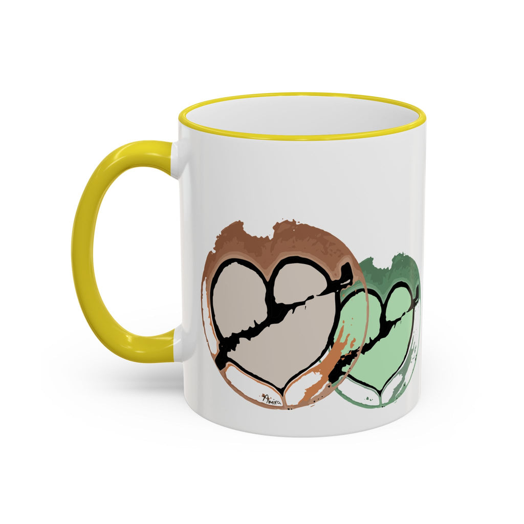 Broken heart mug