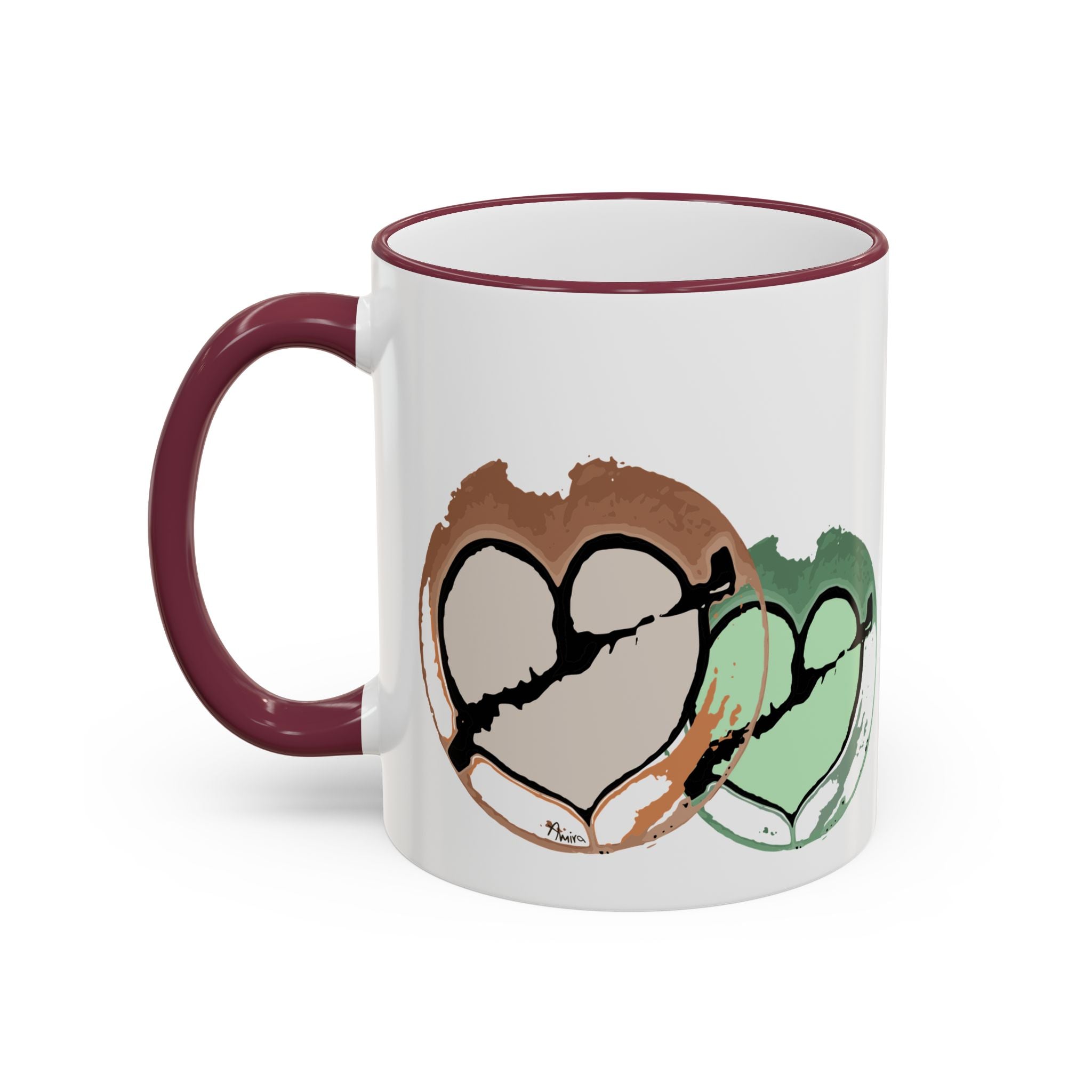 Broken heart mug