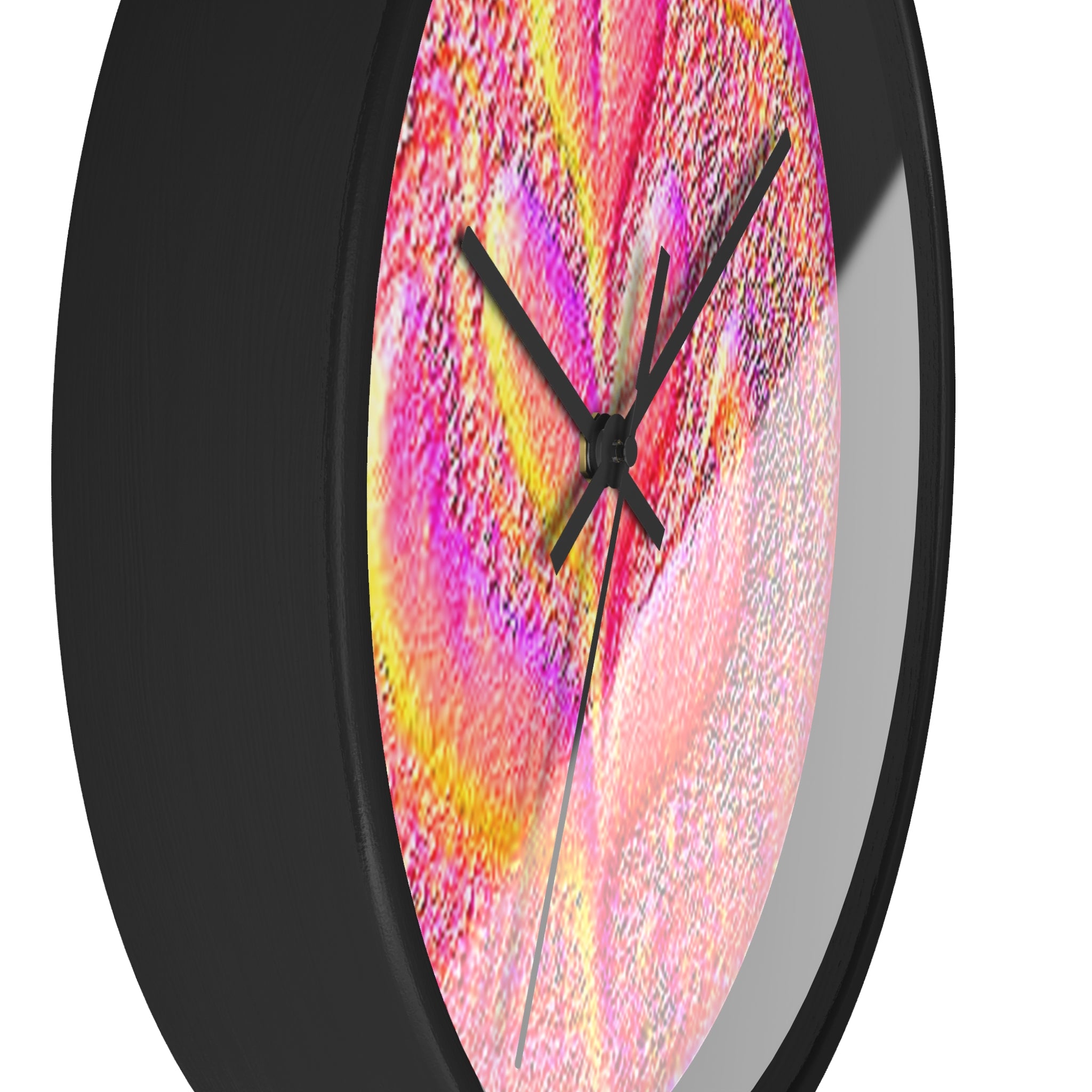 Red Tulip Wall Clock