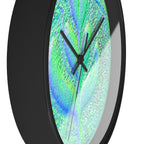 Green Tulip Wall Clock